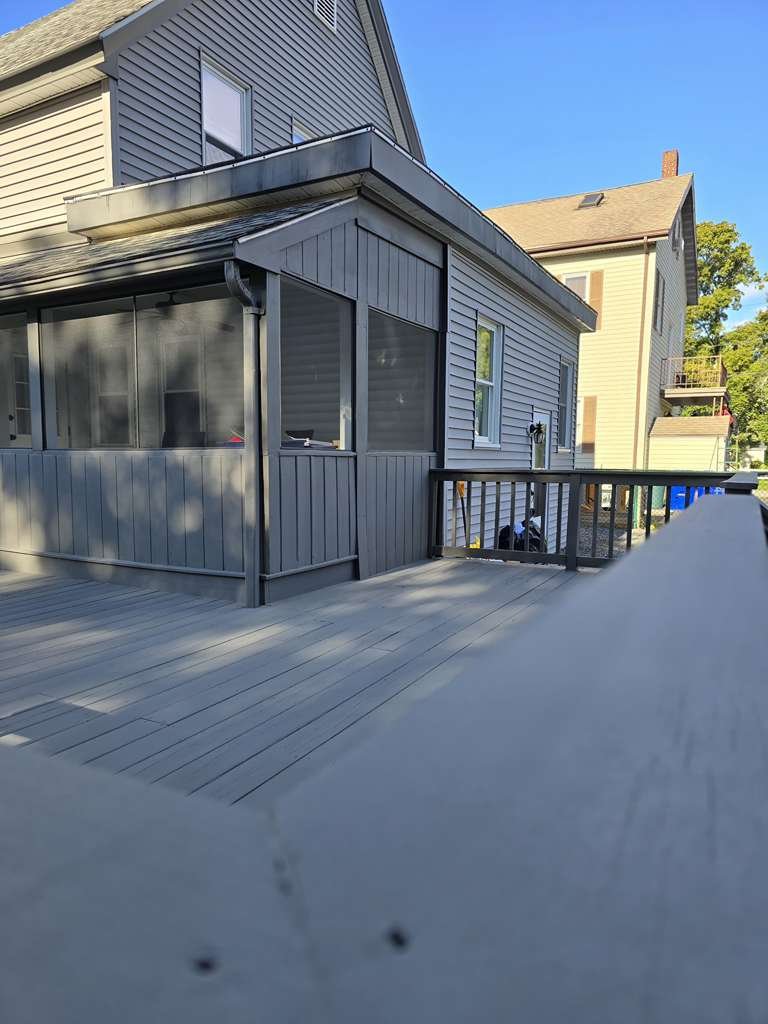 Exterior deck and porch after painting by WR Pro Painters