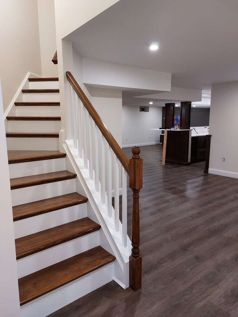Staircase after painting by WR Pro Painters